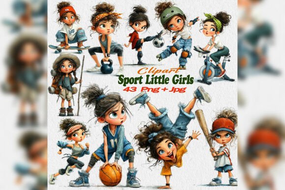 Download Gym Sport Girls Clipart PNG Fitness Set - Premium Resources