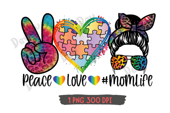 Download Peace Love Mom Life PNG - Peace Collection